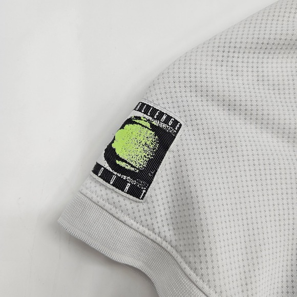 Vintage Nike Challenge Court Polo Shirt Mens Medium White Andre Agassi Tennis - Picture 3 of 10